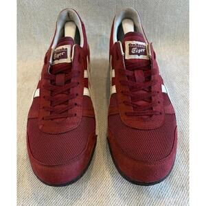Onitsuka Tiger Ultimate 81 Beet Red White Men's 10.5 Sneakers 1183A059 Retro